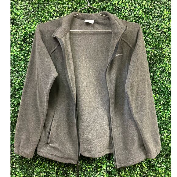 Grey Columbia Fleece Zip Up - Picture 3 of 5